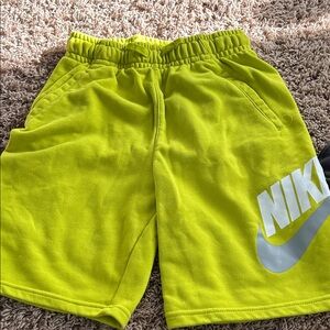 Nike Kids Neon Green Shorts